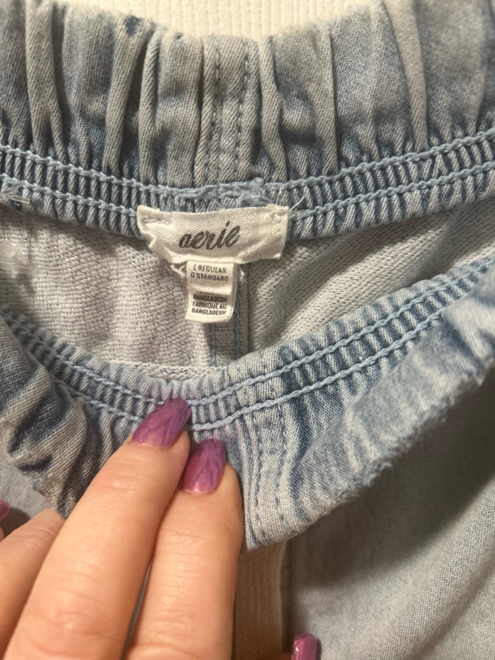 NWOT Aerie Me-Day Tie Waist Pant Size Large - Picture 8 of 8